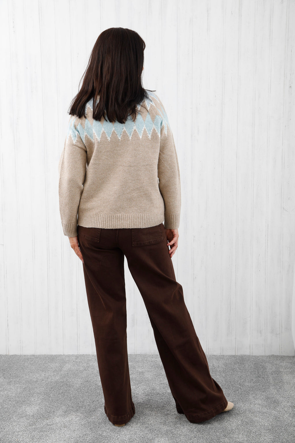 The Alpine Knit Jumper Beige