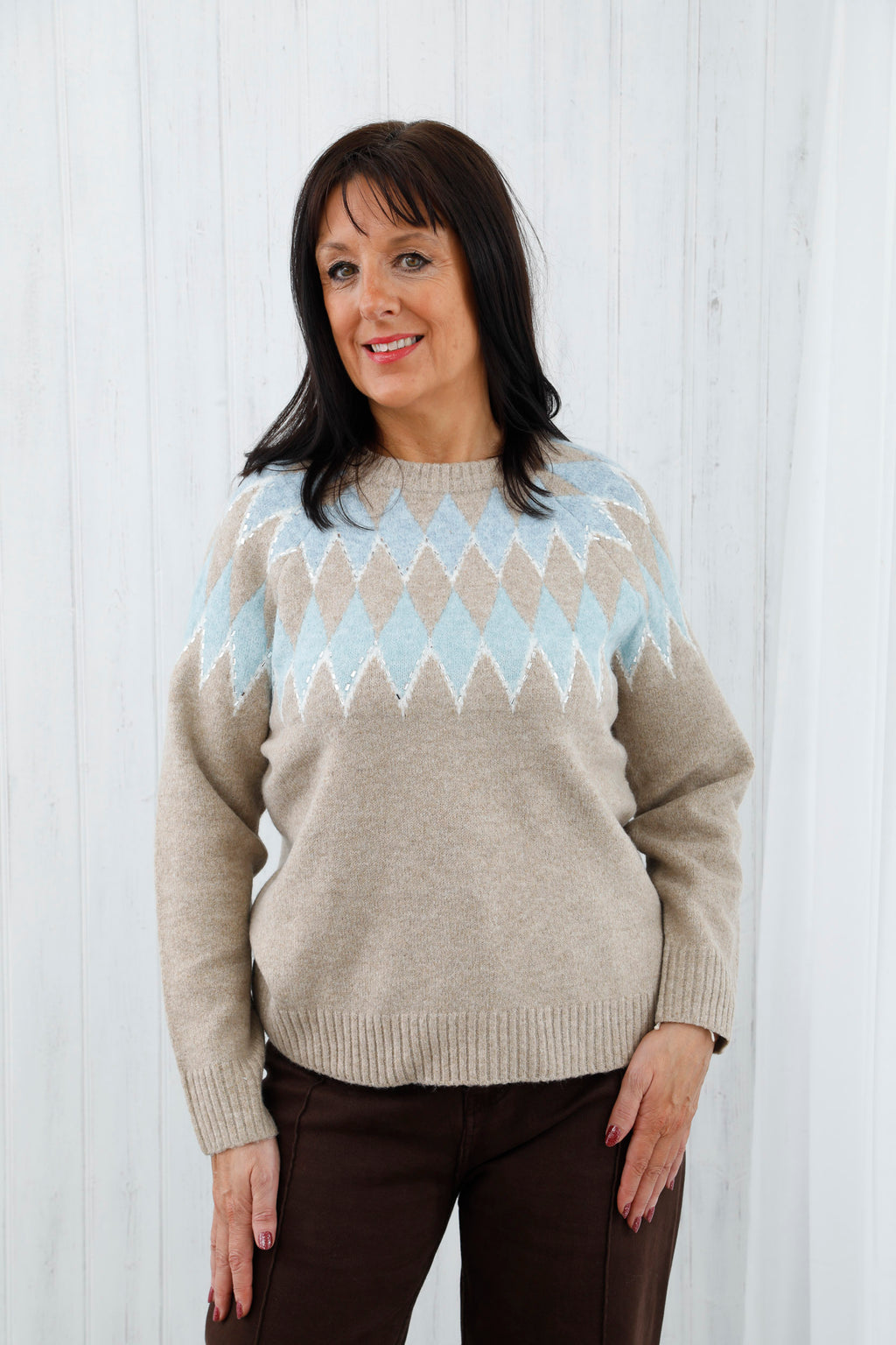 The Alpine Knit Jumper Beige