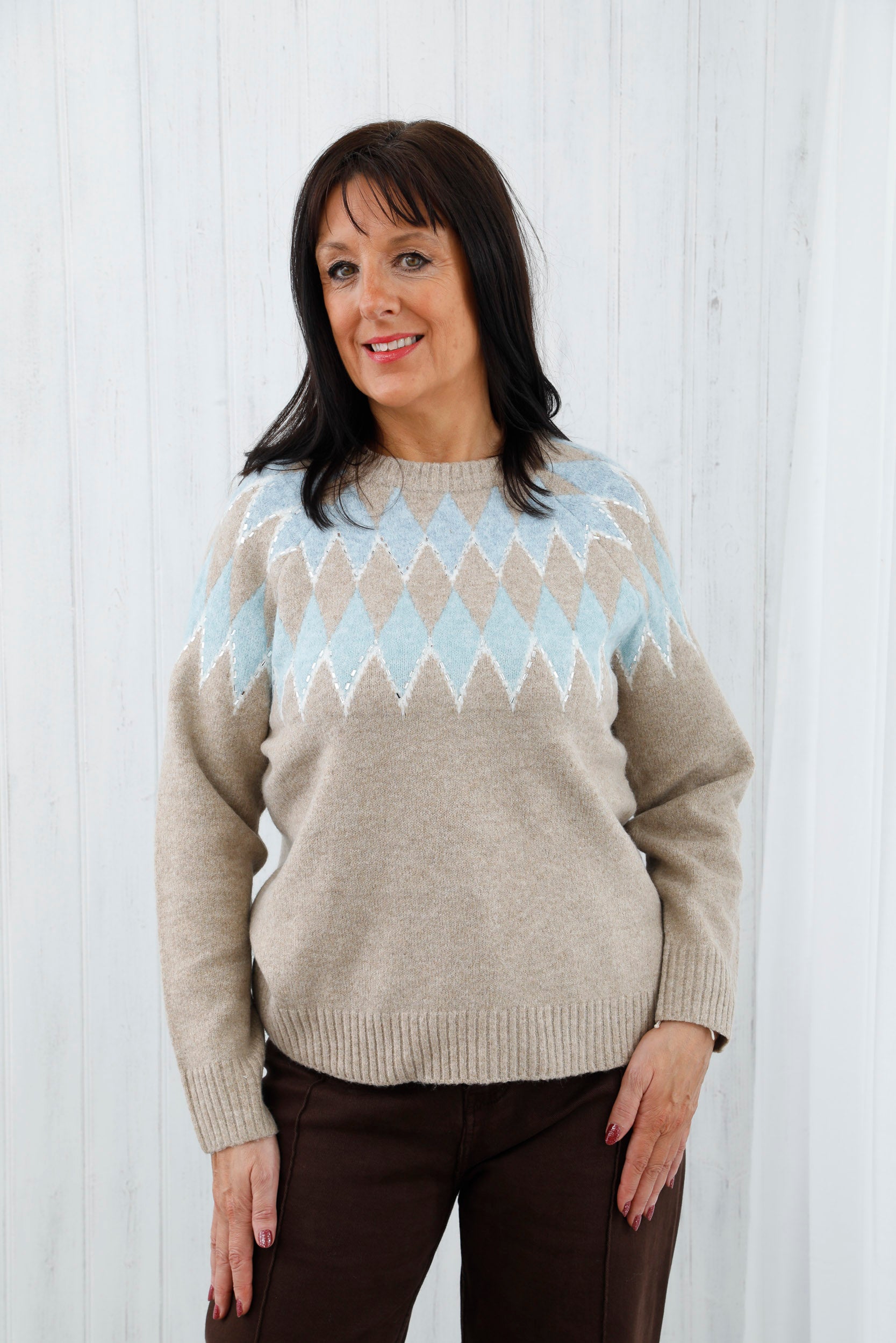 The Alpine Knit Jumper Beige