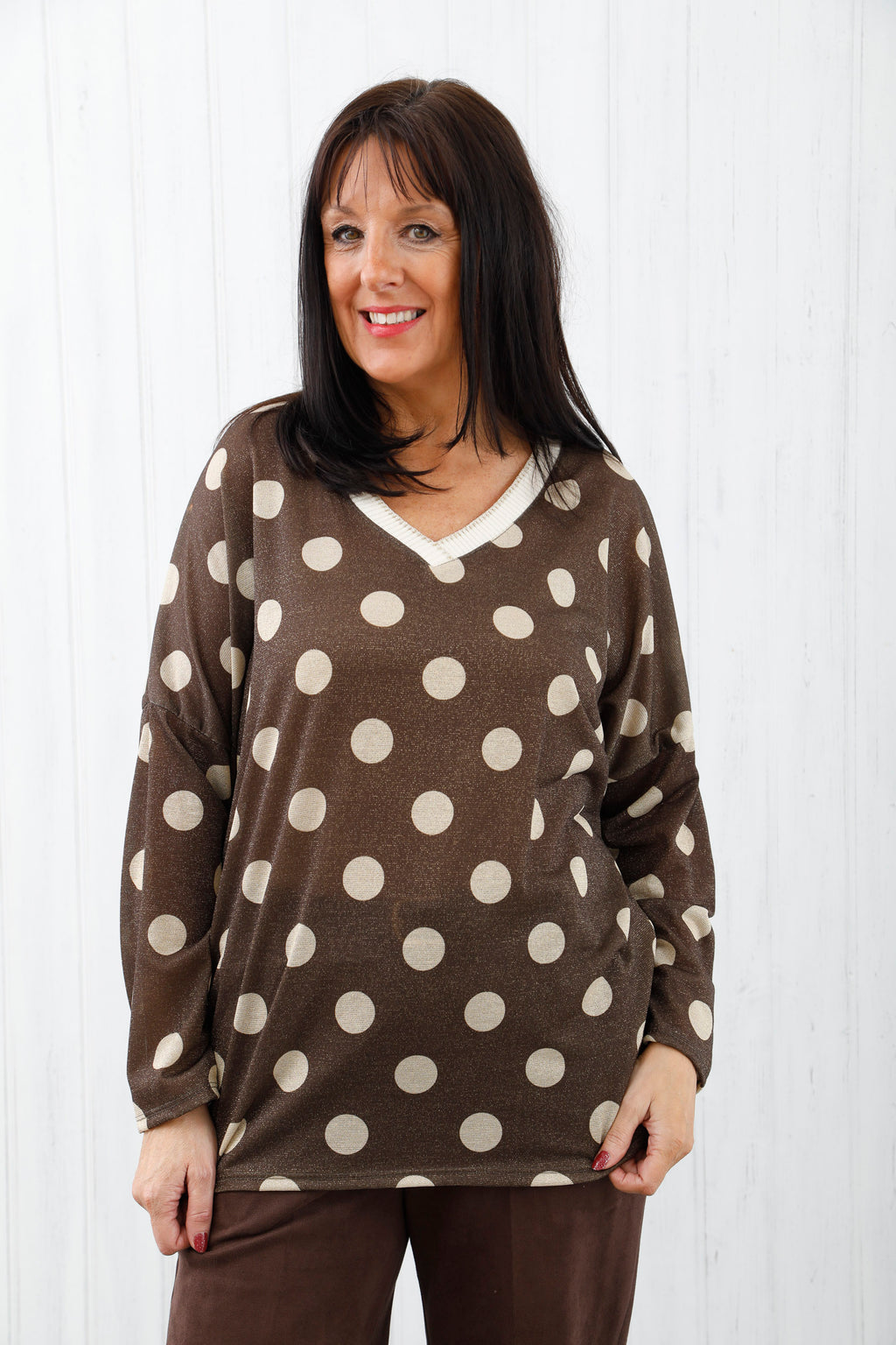Darcy Polka Dot Knit