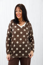 Darcy Polka Dot Knit