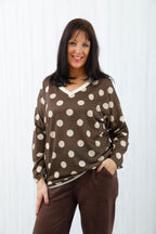 Darcy Polka Dot Knit