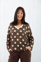 Darcy Polka Dot Knit
