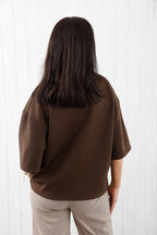 Virgo Sweatshirt Chocolate