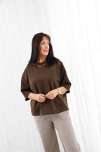 Virgo Sweatshirt Chocolate