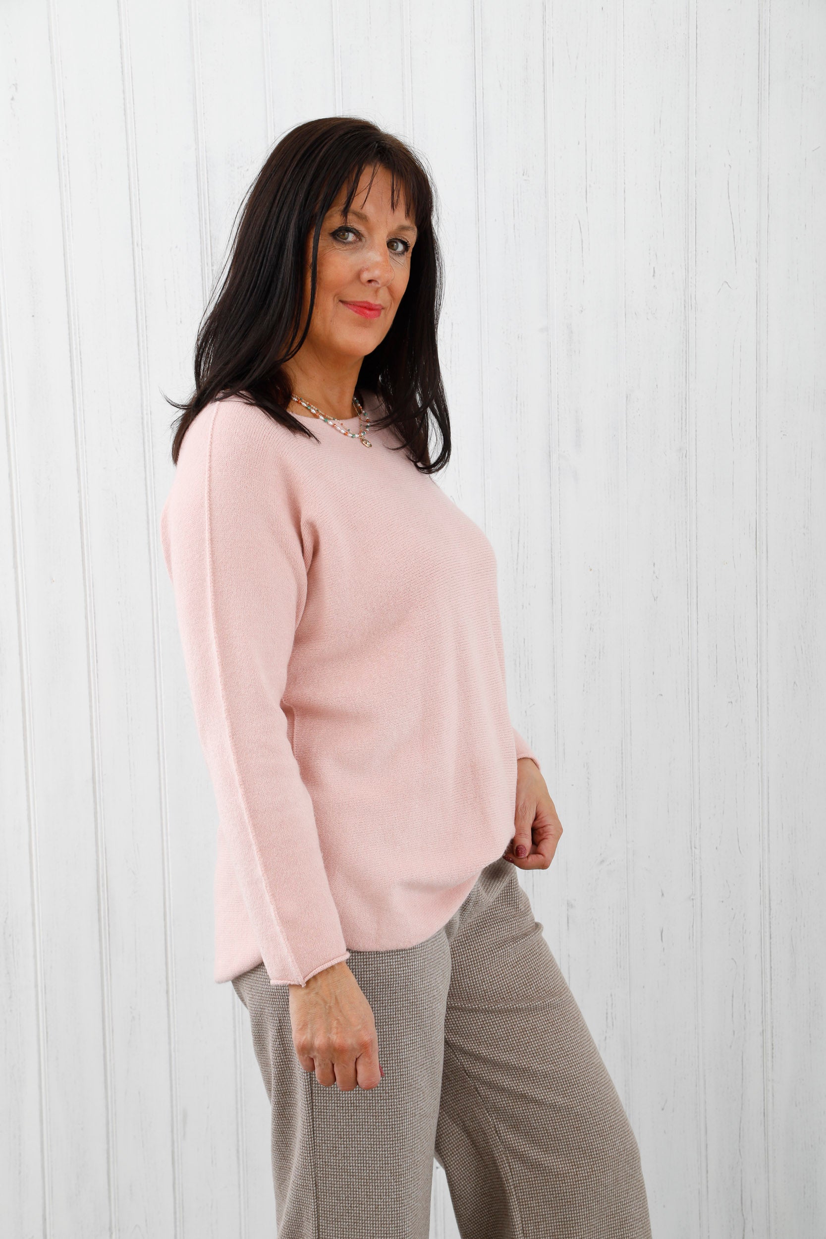 The Core Knit Jumper Baby Pink