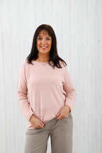 The Core Knit Jumper Baby Pink
