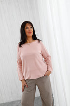 The Core Knit Jumper Baby Pink