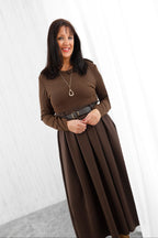 The Aria Dress Chocolate