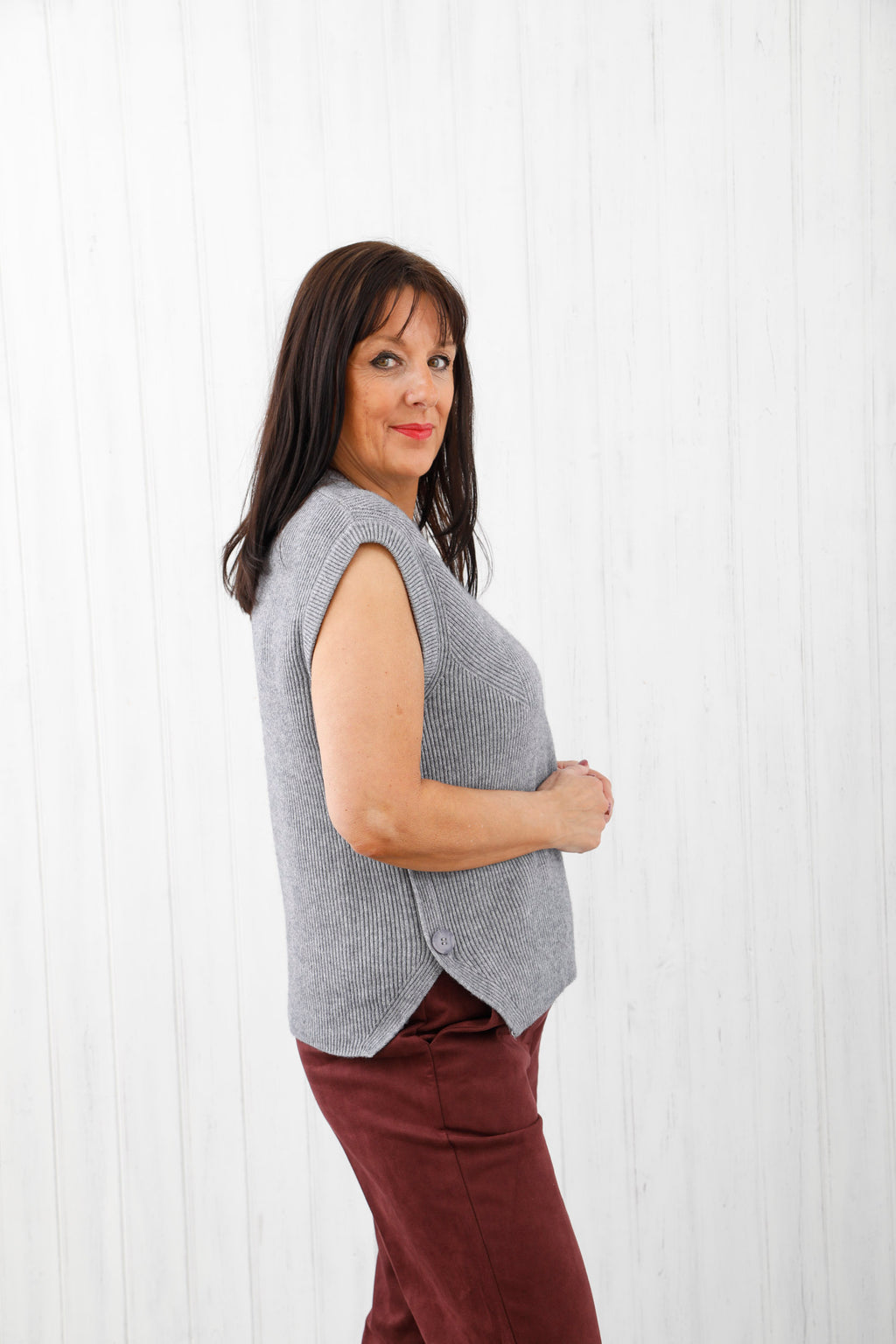 The Porter Layering Top Grey