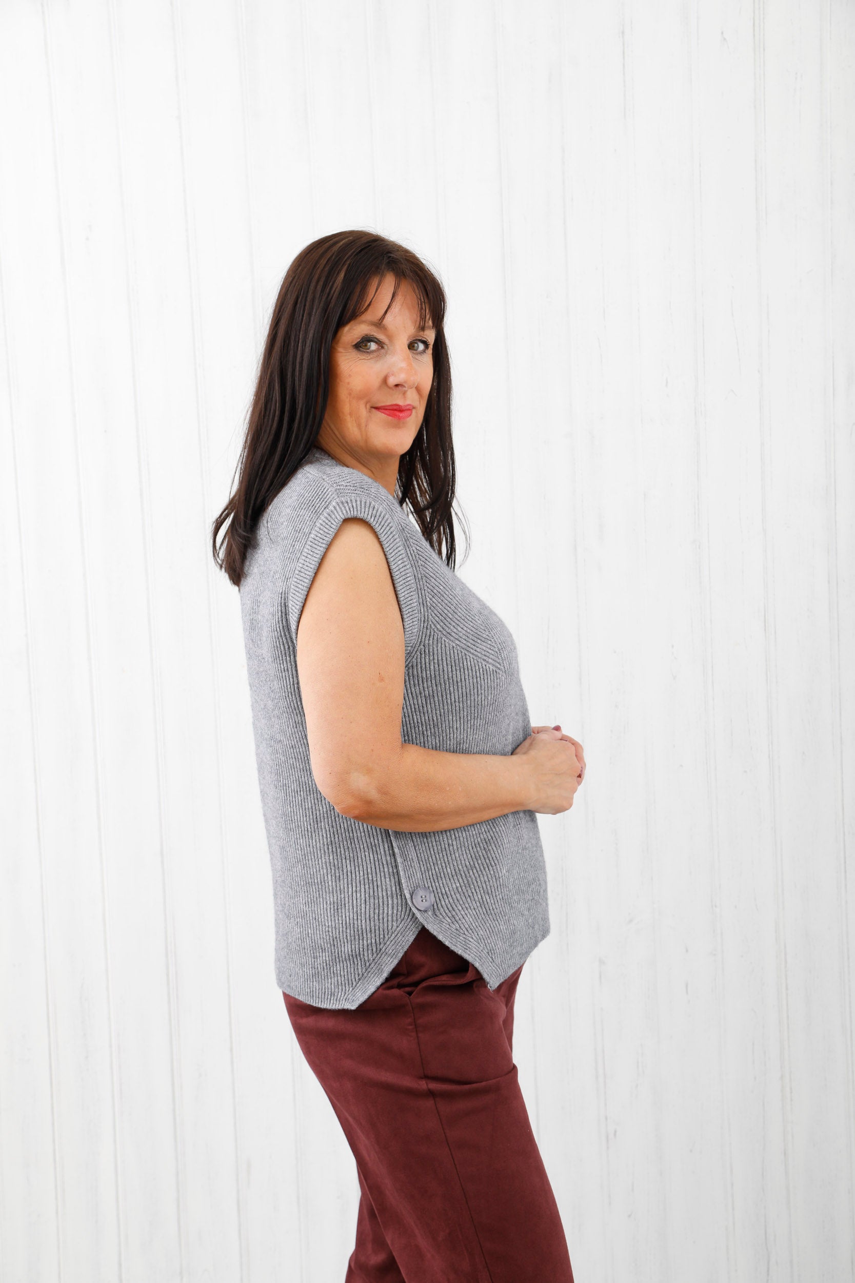 The Porter Layering Top Grey