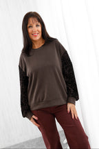 The After Dark Jumper Chocolate