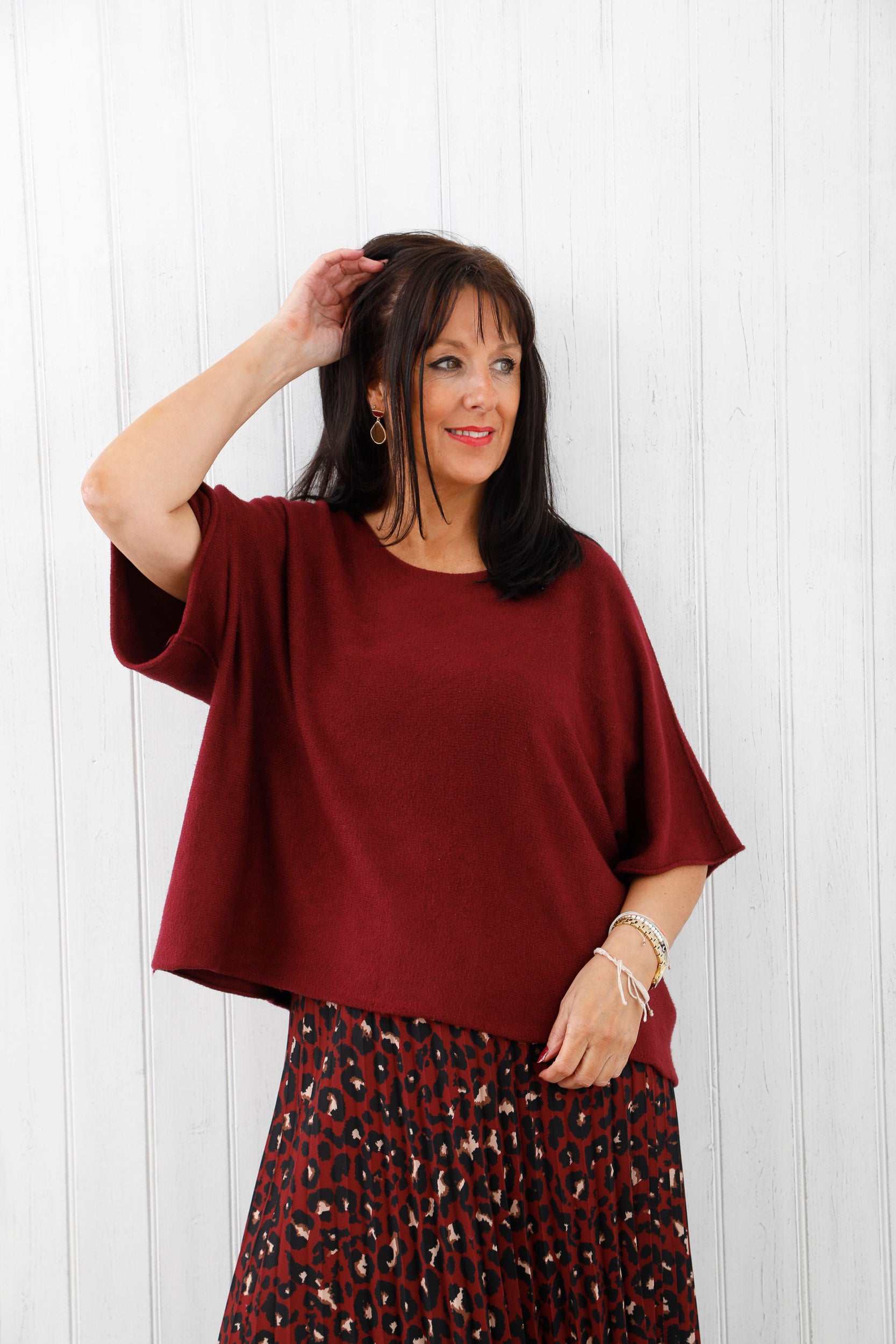 The Destination Jumper Burgundy