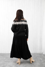 The Alpine Knit Jumper Black