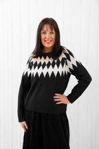 The Alpine Knit Jumper Black