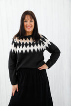 The Alpine Knit Jumper Black