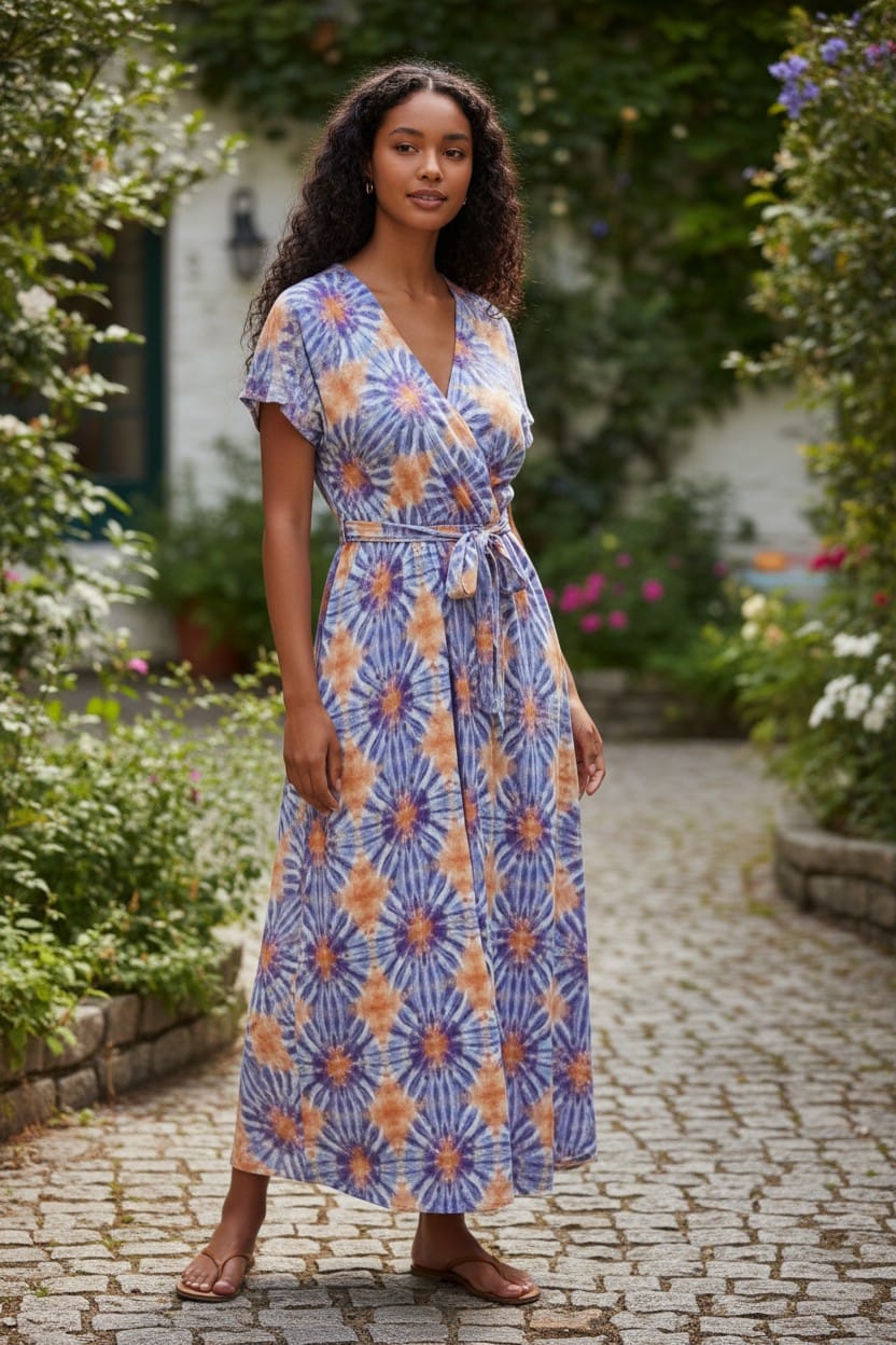 Ibiza Dawn Dress Blue Horizon