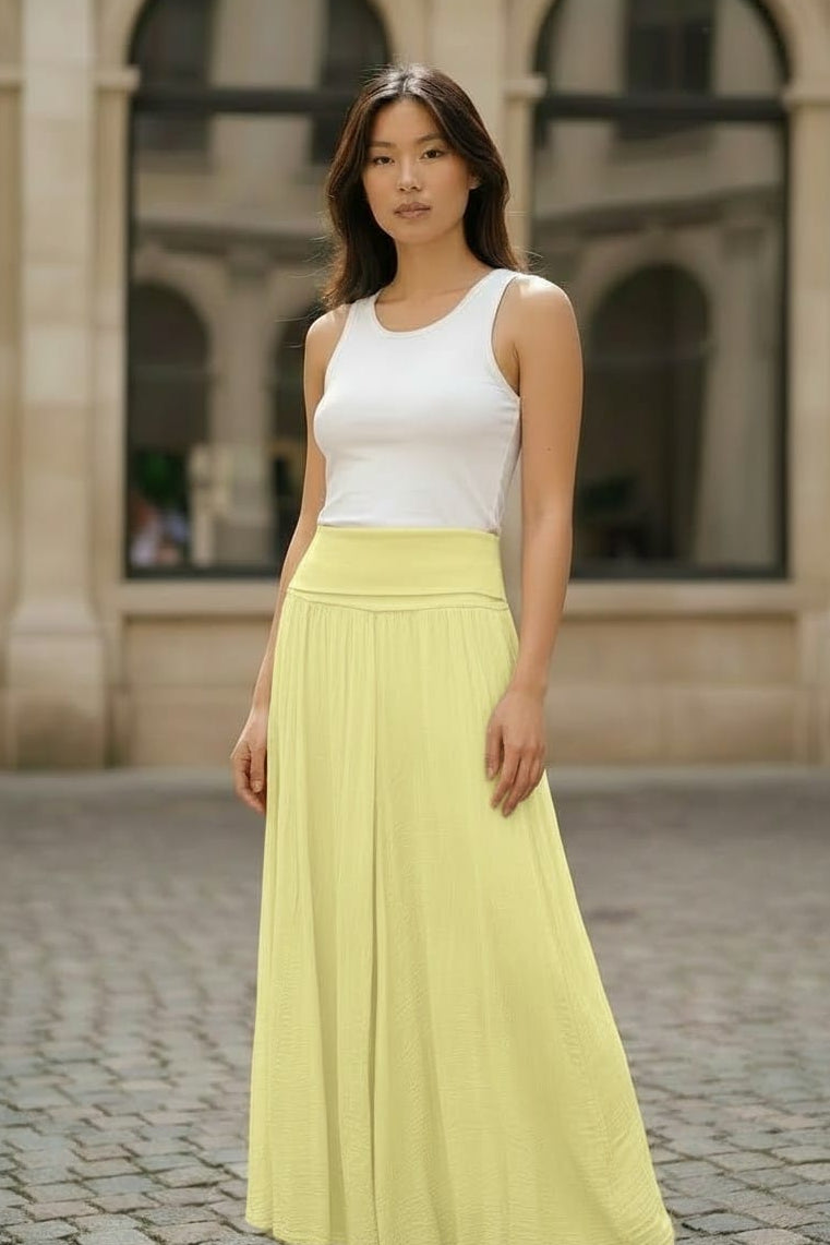 The Zephyra Skirt Lemon