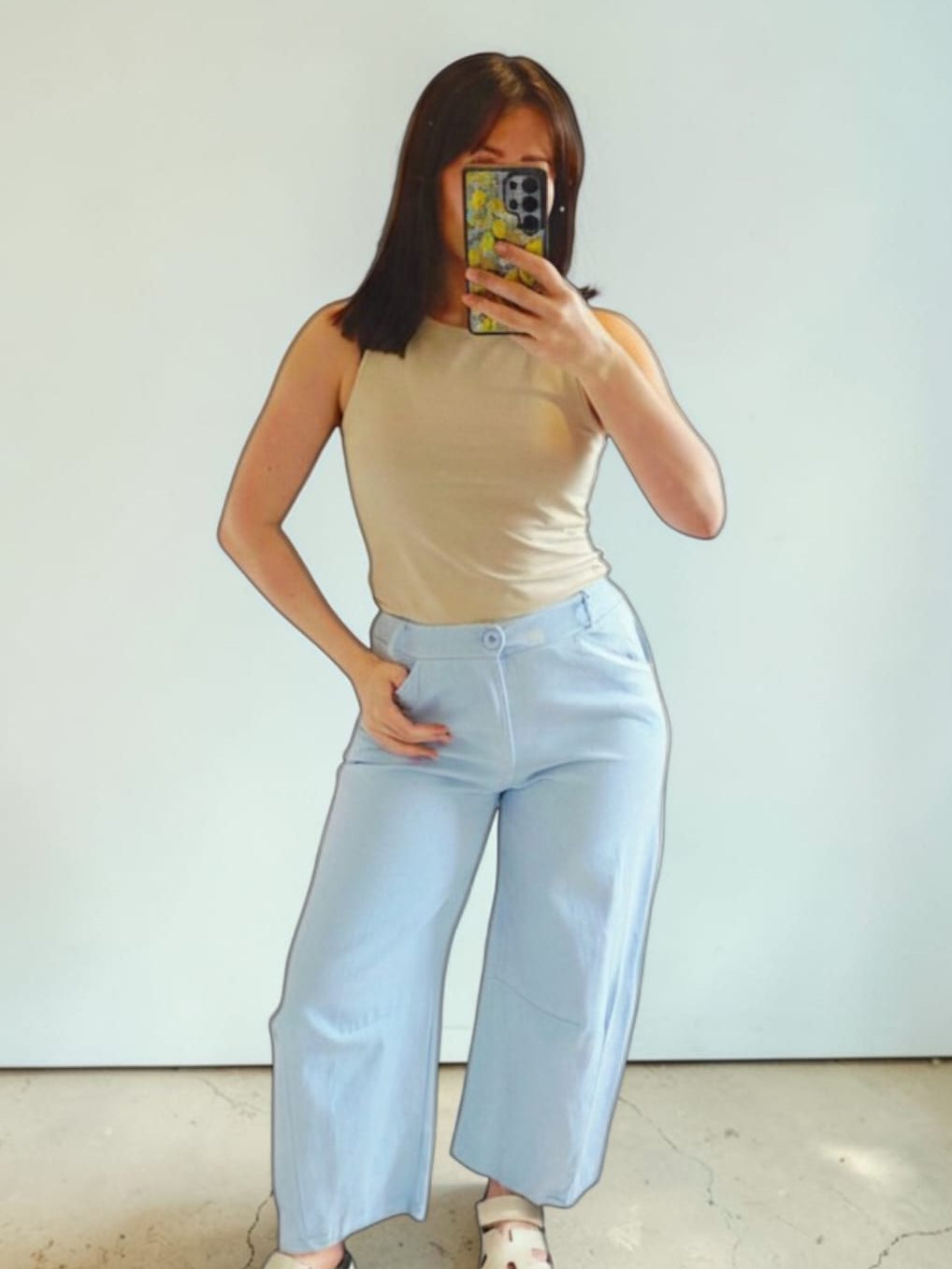 The Haven Trousers Sky Blue