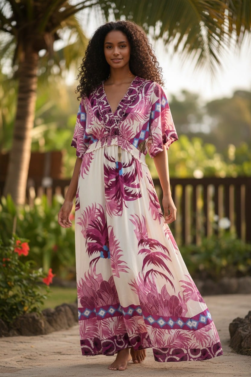 Palm Island Maxi Dress