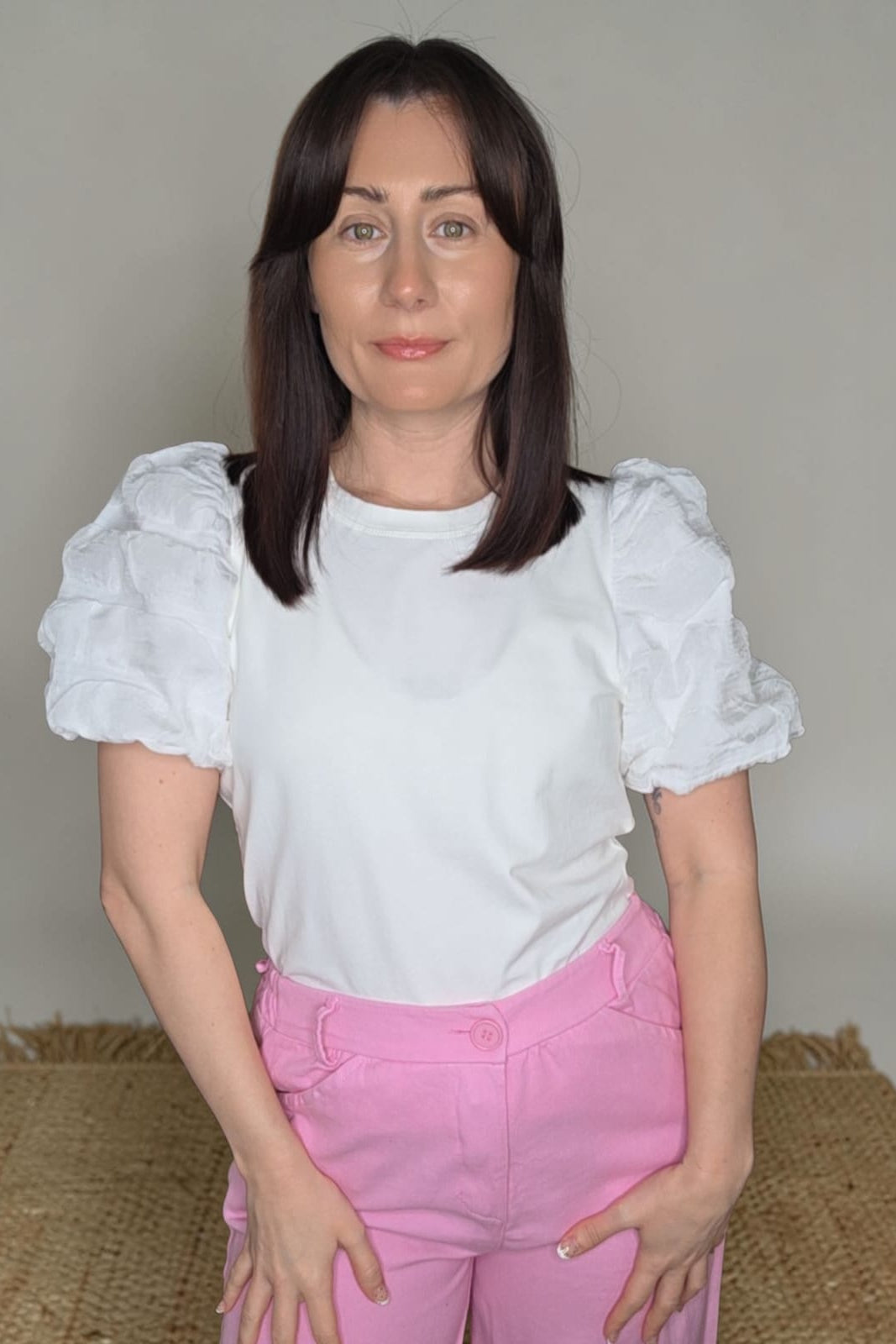 Classic Puff Sleeve T Shirt