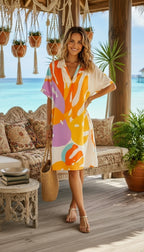 Gia Printed Dress