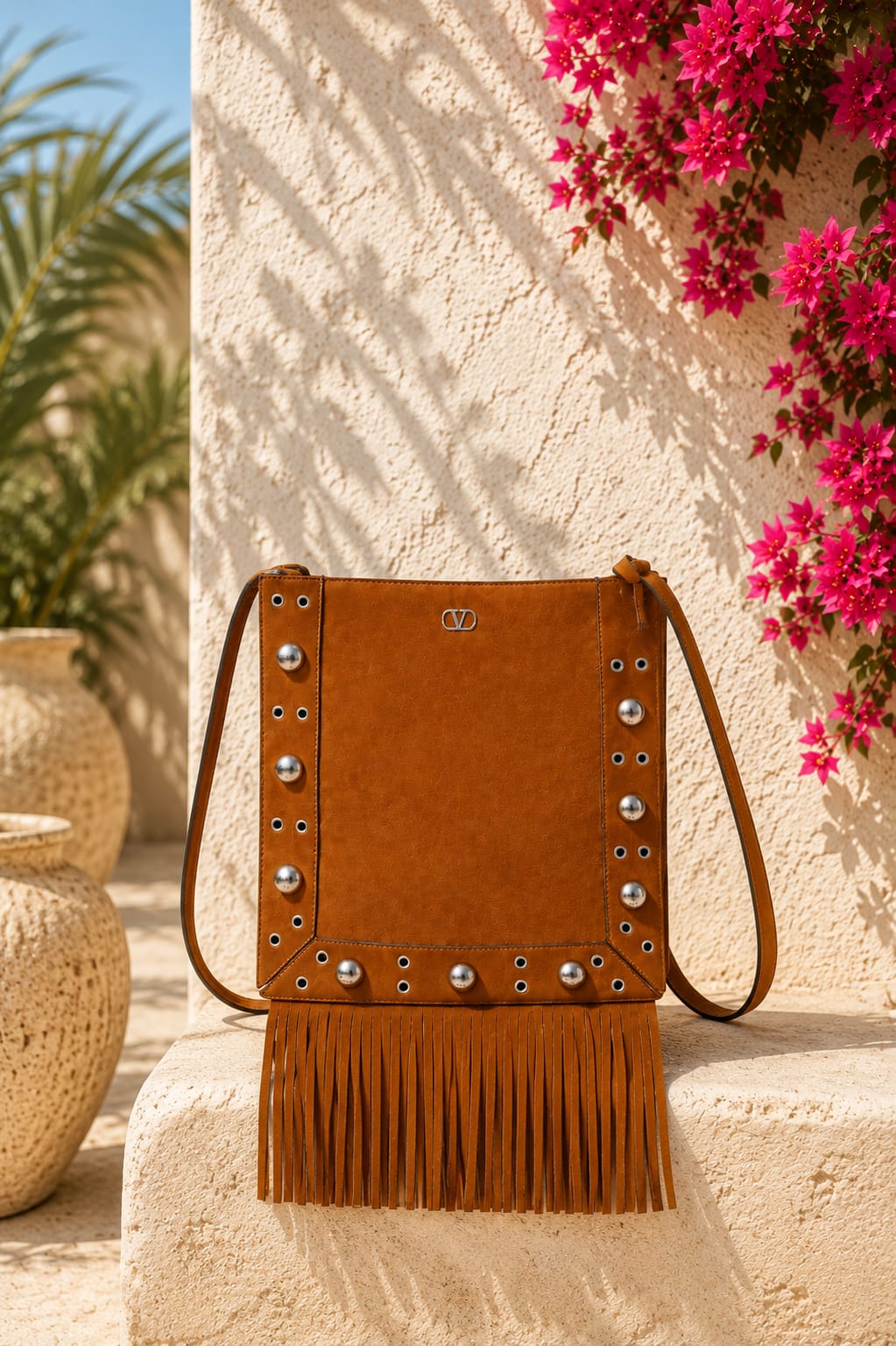 The Canyon Fringe Bag Camel