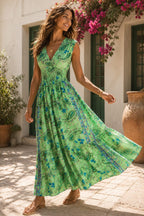 Ibiza Oasis Dress Lime