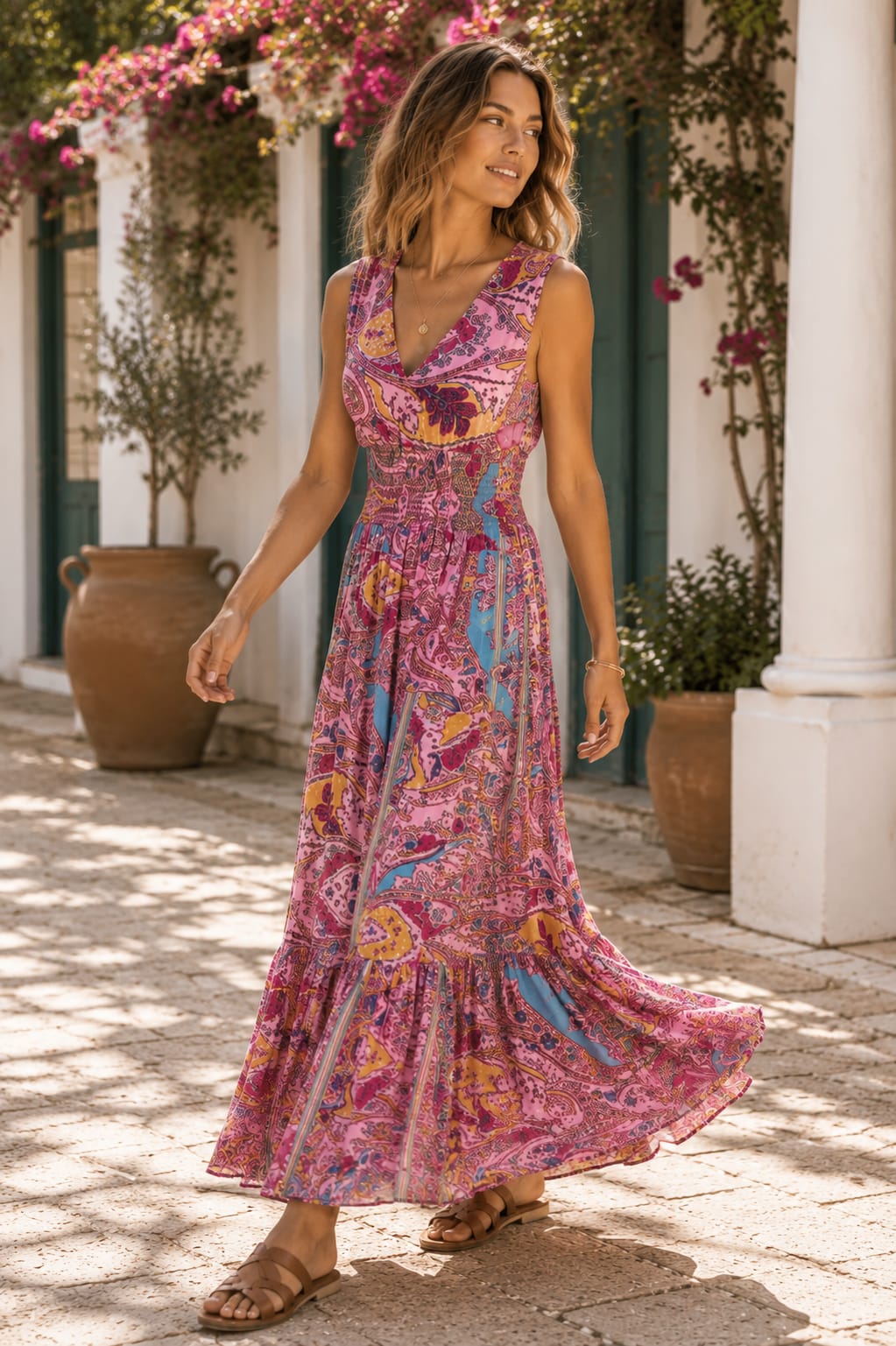 Island Muse Dress Pink