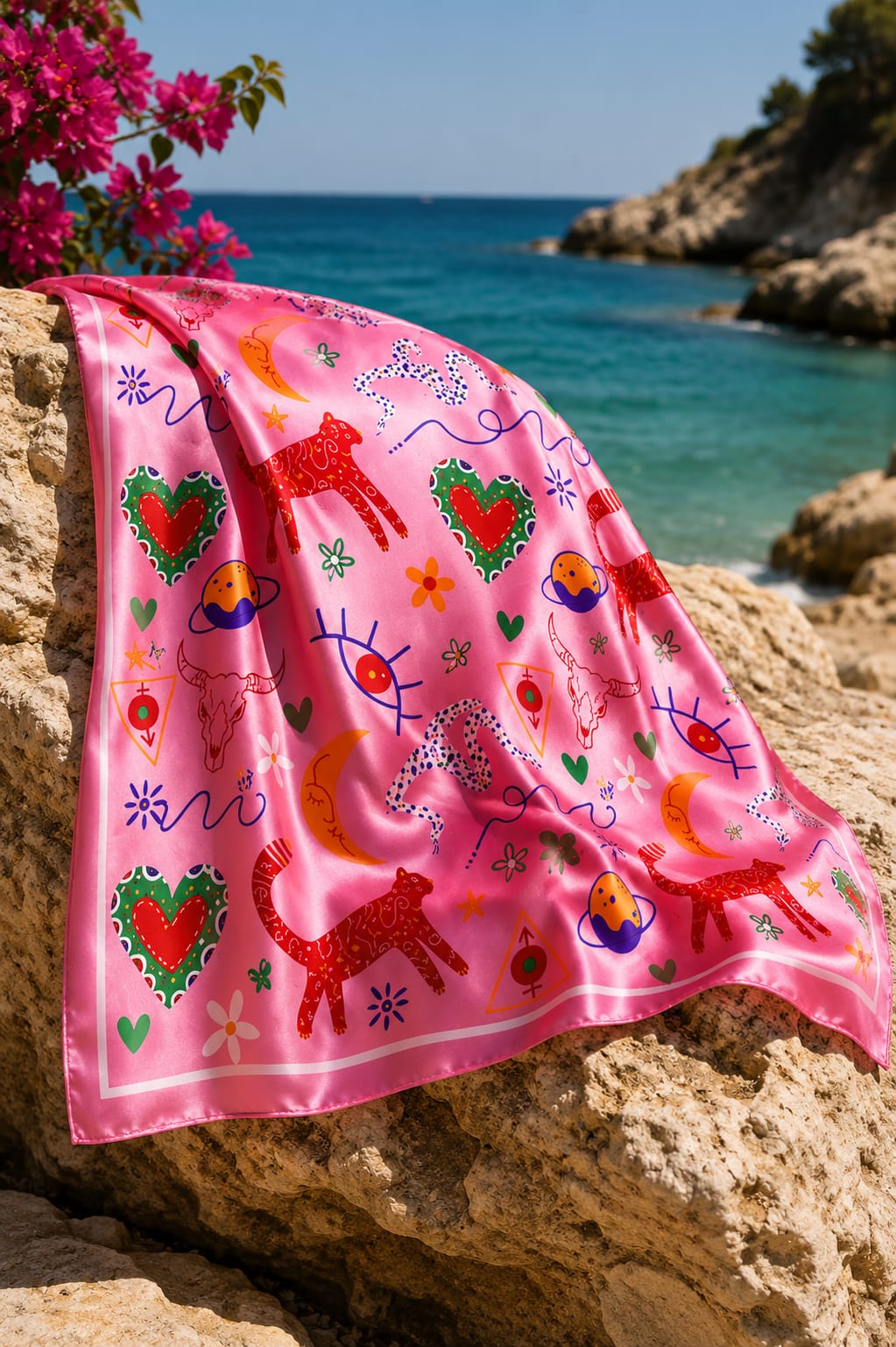Pink Paloma Scarf