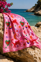 Pink Paloma Scarf