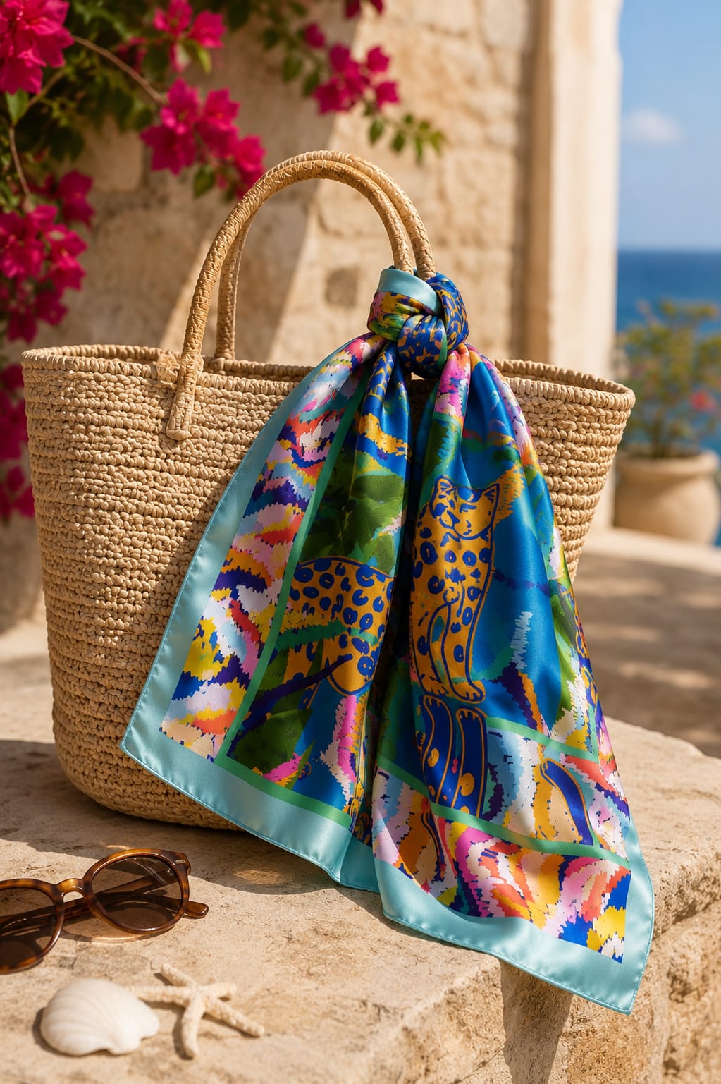 Azure Wild Scarf