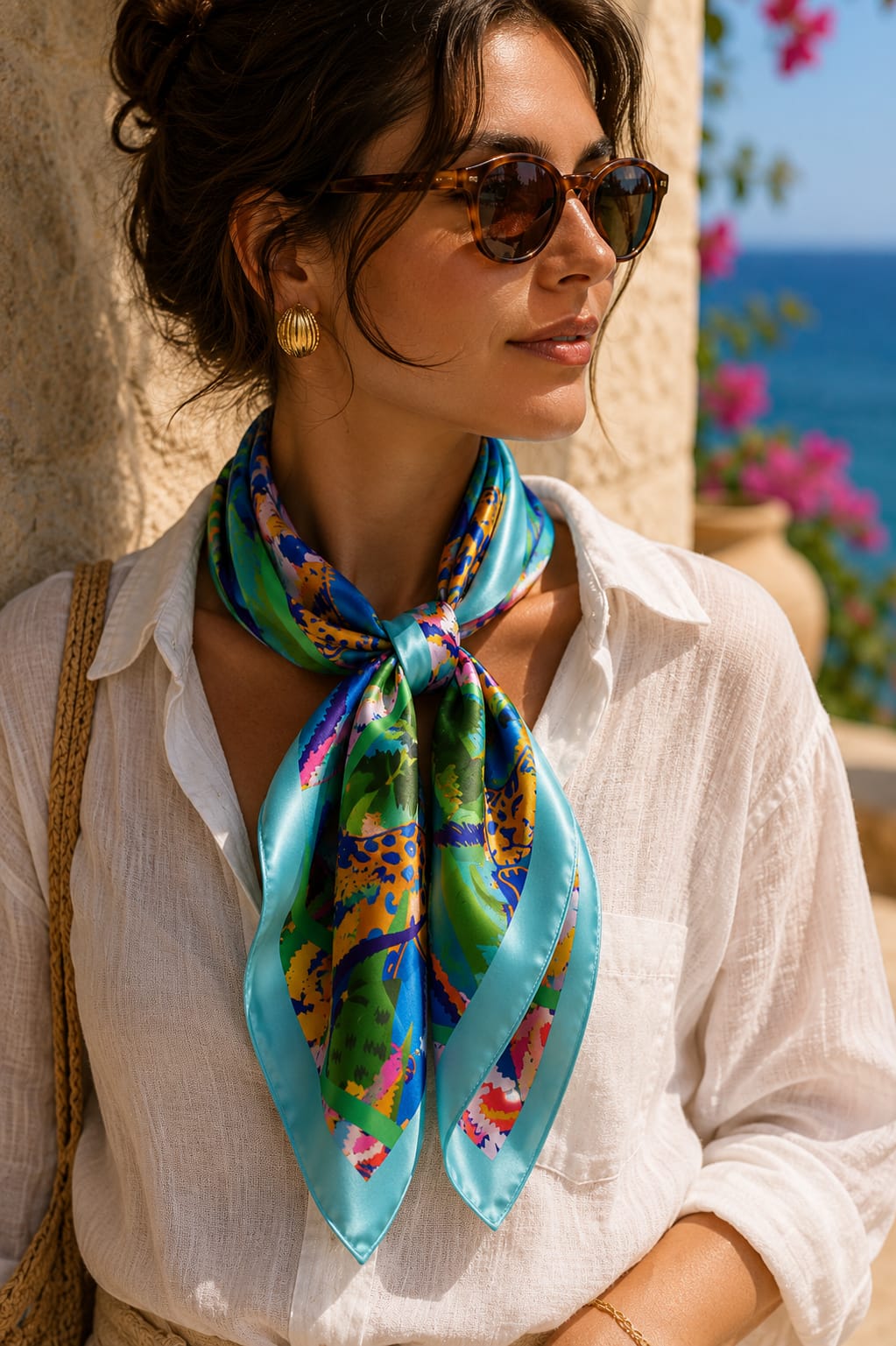 Azure Wild Scarf