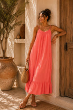 The Paloma Dress Coral