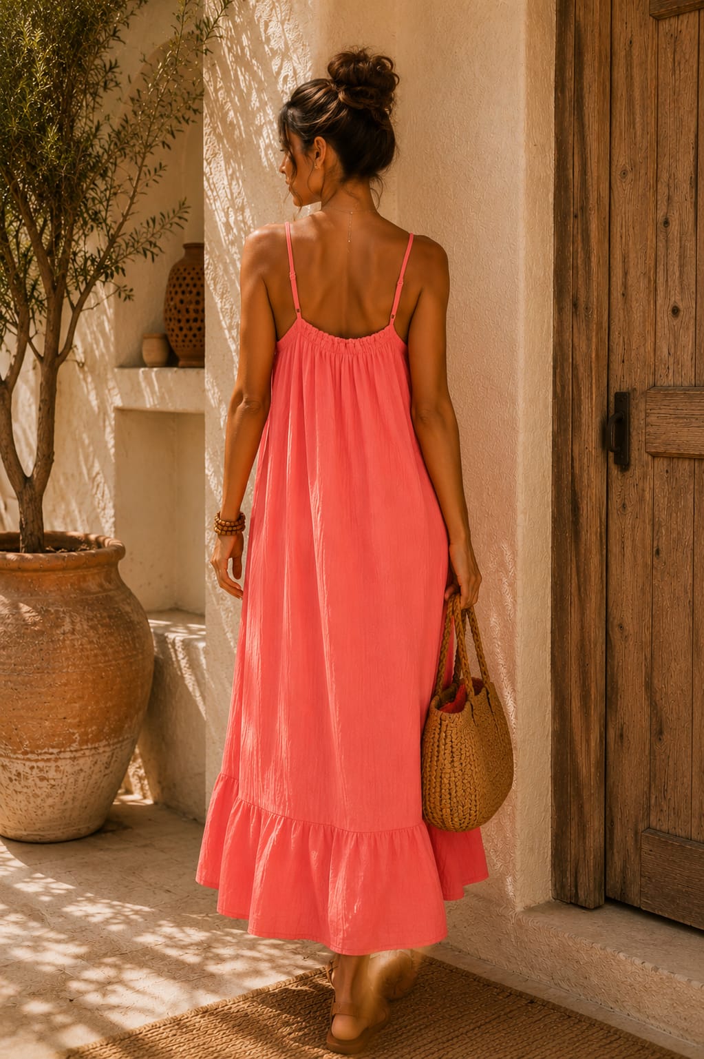 The Paloma Dress Coral
