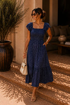The Jade Polka Dot Dress