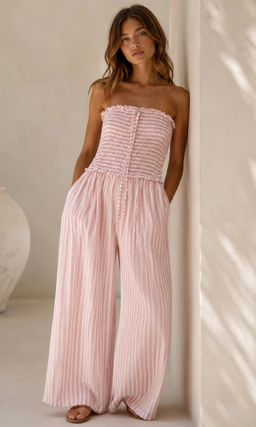 The Cove Jumpsuit Pink