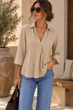 The Love Letter Blouse Beige