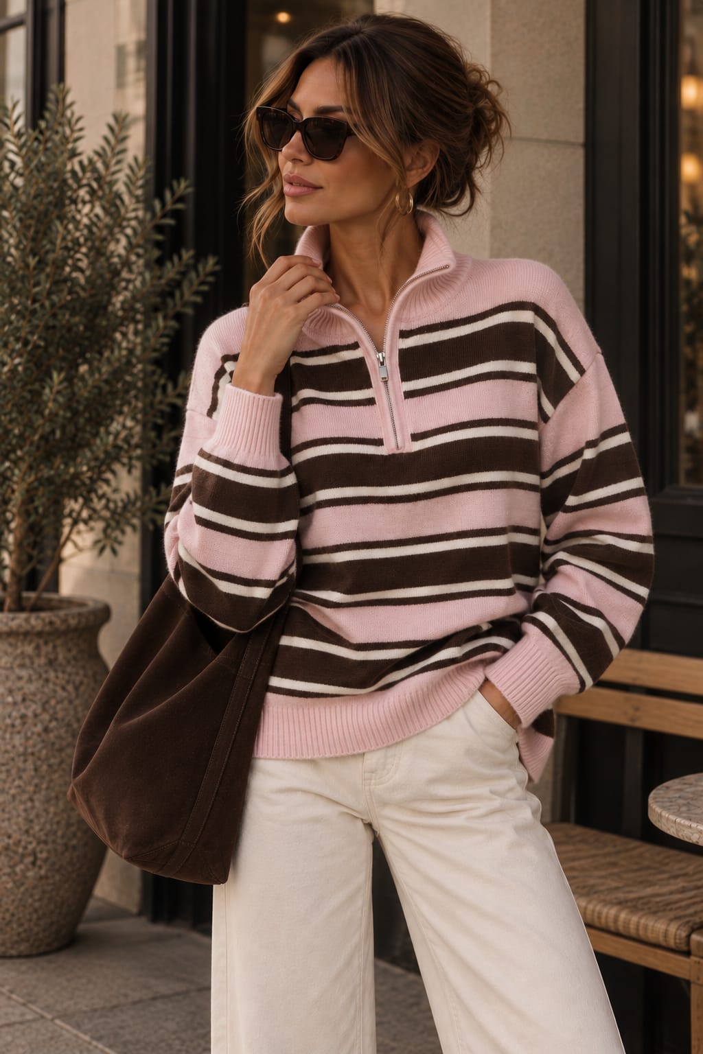 Rendezvous Quarter Zip Knit