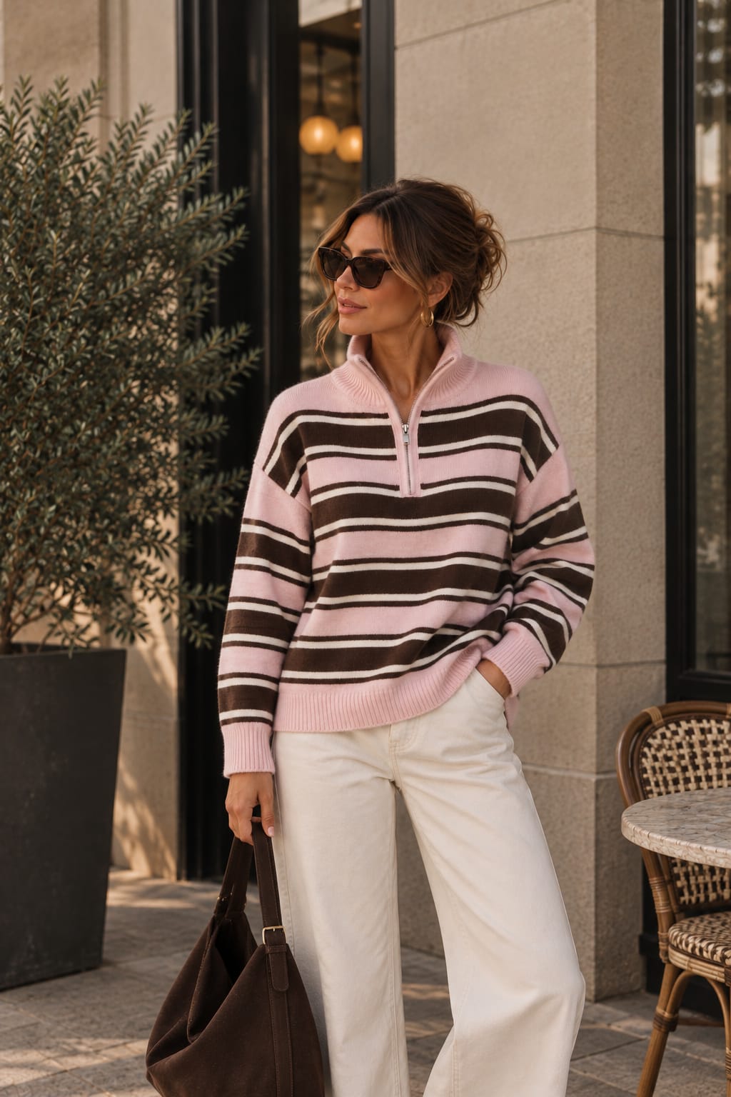 Rendezvous Quarter Zip Knit