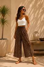 Bali Bandana Trousers Chocolate