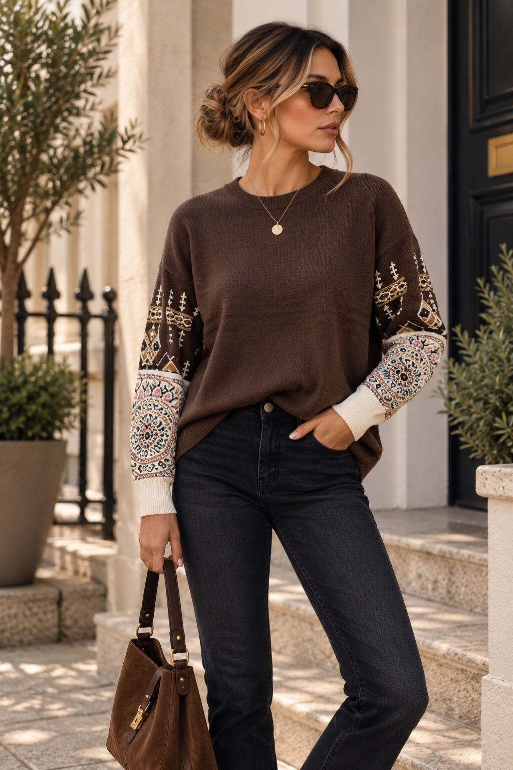 Indie Jumper Chocolate