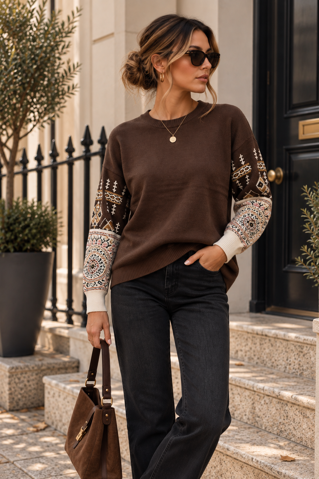 Indie Jumper Chocolate