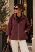 The Darcy Jacket Burgundy